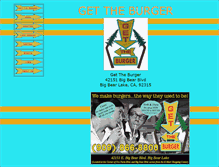 Tablet Screenshot of gettheburger.com